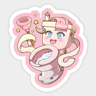 Toilet-chan Sticker